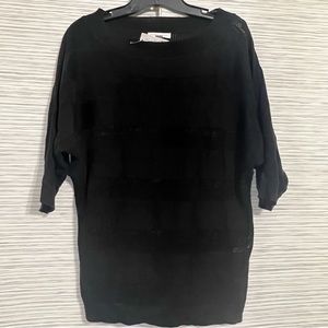 NWT NY & CO black light weight short sleeve sweater size small